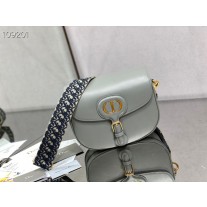Dior Bobby Bag Box 27CM Calfskin Grey