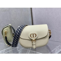Dior Bobby Bag Box 27CM Grained Calfskin White