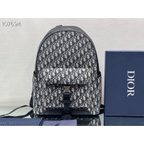 Dior Explorer Backpack Dior Oblique Jacquard Beige Black