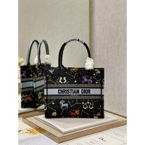 Dior Small Book Tote Constellation Motif Embossed