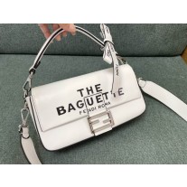 Fendi by Marc Jacobs Baguette Leather Bag White