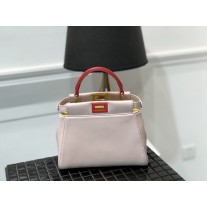 Fendi Peekaboo Mini Leather Bag Pink
