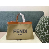 Fendi Peekaboo X-tote Canvas Bag 40CM