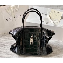 Givenchy Antigona Lock Soft Crocodile Large Tote Bag