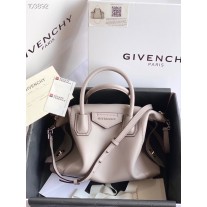 Givenchy Antigona Soft Small Bag Smooth Leather Grey