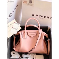 Givenchy Antigona Soft Small Bag Smooth Leather Pink