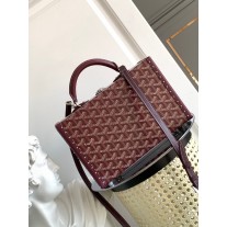 Goyard Grand Hôtel Trunk Bag Brown