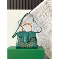 Goyard Saigon Souple Mini Bag Goyardine Green