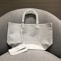 Goyard Saint Louis Tote Bag 57CM White