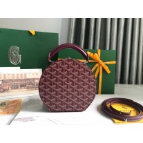 Goyard The Alto Hatbox Trunk Bag Burgundy