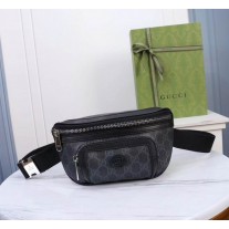 Gucci Belt Bag With Interlocking G 682933 Black