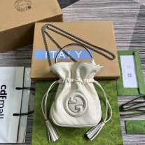 Gucci Blondie Mini Bucket Bag 760313 White