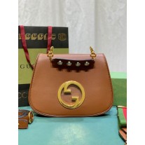 Gucci Blondie Top Handle Bag 721172 Brown