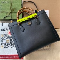 Gucci Diana Large GG Tote Bag Black