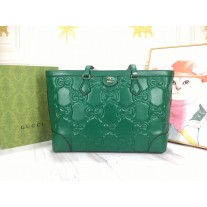 Gucci GG Matelassé Medium Tote Green