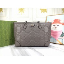 Gucci GG Matelassé Medium Tote Grey