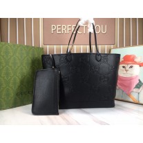 Gucci Jumbo GG Large Tote Bag 726755 Black