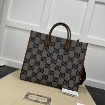 Gucci Jumbo GG Tote Bag 678839 Ebony