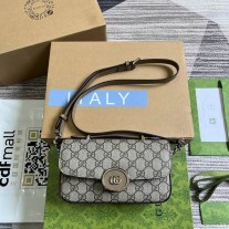 Gucci Petite GG Mini Shoulder Bag 739722 GG Supreme