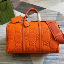Gucci Super Double G Small Travel Bag Orange
