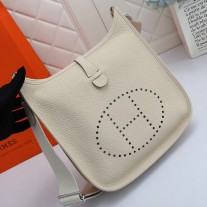 Hermes Evelyne 29 Bag Craie Clemence Leather
