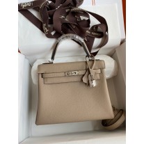 Hermes Kelly Bag 25CM Togo Calfskin Retourne