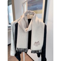 Hermes Women Cashmere Scarf & Wraps White