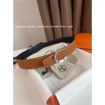 Hermes Men Reversible Leather Belt 38mm Brown