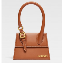 Jacquemus Le Chiquito Moyen Boucle Le Chouchou Brown