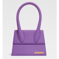 Jacquemus Le Chiquito Moyen Le Raphia Purple