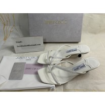 Jimmy Choo Etana Mule 50mm Latte Malachite Nappa Leather