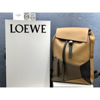 Loewe Puzzle Backpack Grained Calfskin Brown
