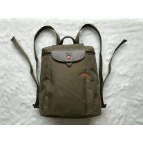 Longchamp Le Pliage Club Backpack Army Green