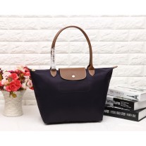 Longchamp Le Pliage Original Large Nylon Tote Dark Purple