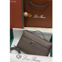 Loro Piana Extra Pocket L19 Pouch Calfskin Grey
