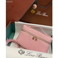 Loro Piana Extra Pocket L19 Pouch Calfskin Pink