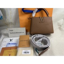 Louis Vuitton Capucines Bag Taurillon Leather Brown
