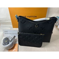 Louis Vuitton CarryAll PM Monogram Empreinte M46293 Black