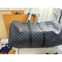 Louis Vuitton Keepall Bandouliere 55 Damier Graphite N41413