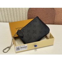 Louis Vuitton Key Pouch Coin Case Monogram M69508 Black