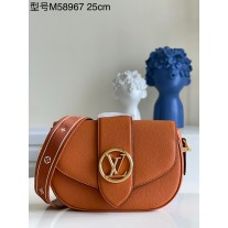 Louis Vuitton LV Pont 9 Soft MM Bag M58967 Orange