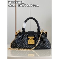 Louis Vuitton Monogram Clutch M22327 Black