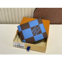 Louis Vuitton Multiple Wallet Damier Pop Blue