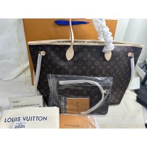 Louis Vuitton Neverfull MM Monogram Canvas Handbag