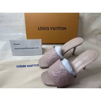 Louis Vuitton Revival Mules Women Sandals 95mm Nude Pink