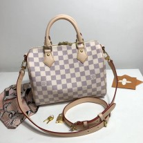 Louis Vuitton Speedy Bandoulière 25 Damier Ebene Beige