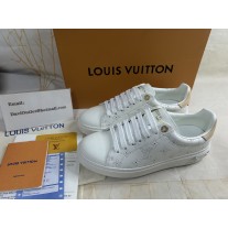 Louis Vuitton Time Out Women Sneakers Calf leather White