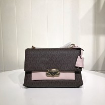 Michael Kors Cece Signature Logo Shoulder Bag Pink