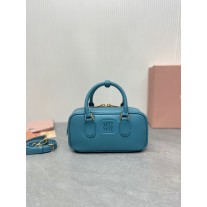 Miu Miu Arcadie Leather Bag 5BB142 Blue