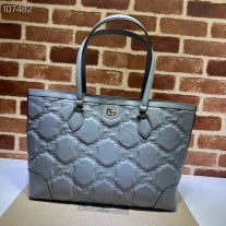 Gucci Ophidia GG Matelassé Medium Tote Grey